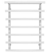 Полотенцесушитель водяной Deffi Lotos П7 500х800 боковое левое подключение белый A.LO.80.50.7.W.B