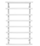 Сушка для рушників водяна Deffi Lotos П8 500х1000 бічне ліве підключення білий A.LO.100.50.8.W.B