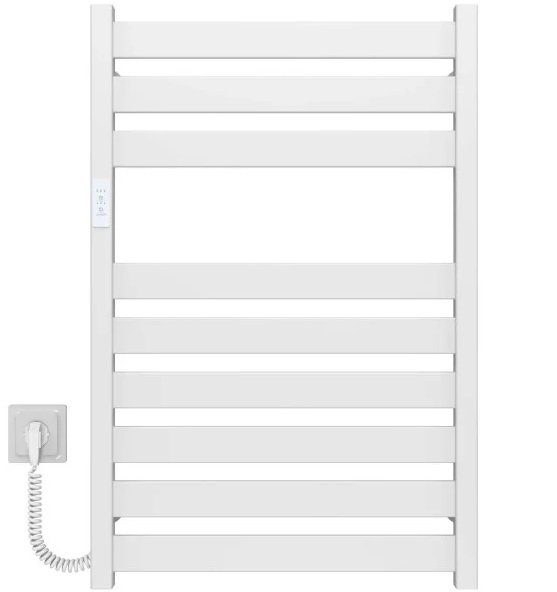 Электрический полотенцесушитель Deffi Victoria П9 500х800 левое подключение WD04 белый A.VI.80.50.9.E.W.L.4