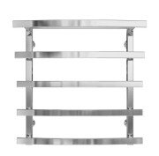 Полотенцесушитель водяной Deffi Lotos П5 500х600 нижнее подключение хром A.LO.60.50.5.C.A