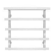 Сушка для рушників водяна Deffi Lotos П5 500х600 нижнє підключення білий A.LO.60.50.5.W.A