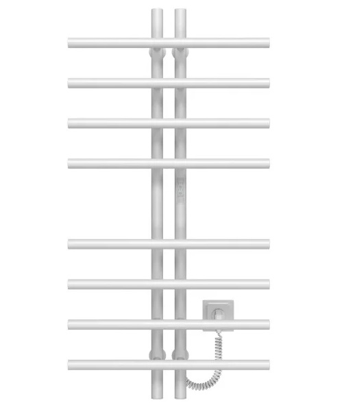 Електрична сушарка для рушників Deffi Gray П8 60х1000 праве підключення WD03 білий A.GY.100.6.8.E.W.R.3