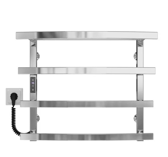 Электрический полотенцесушитель Deffi Lotos П4 400х500 левое подключение JD04 хром A.LO.50.40.4.E.C.L.2