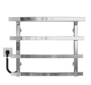 Электрический полотенцесушитель Deffi Lotos П4 400х500 левое подключение JD04 хром A.LO.50.40.4.E.C.L.2