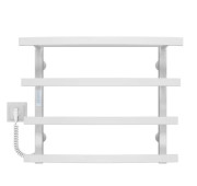 Электрический полотенцесушитель Deffi Lotos П4 400х500 левое подключение WD04 белый A.LO.50.40.4.E.W.L.4