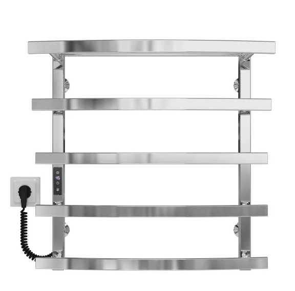 Електрична сушарка для рушників Deffi Lotos П5 400х600 ліве підключення JD04 хром A.LO.60.40.5.E.C.L.2