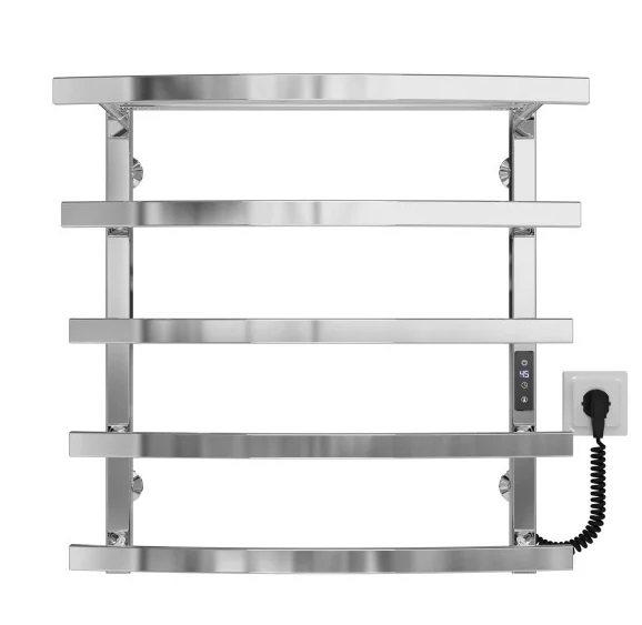 Электрический полотенцесушитель Deffi Lotos П5 400х600 правое подключение JD04 хром A.LO.60.40.5.E.C.R.2