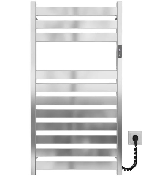 Электрический полотенцесушитель Deffi Victoria П11 500х1000 правое подключение JD04 хром A.VI.100.50.11.E.C.R.2