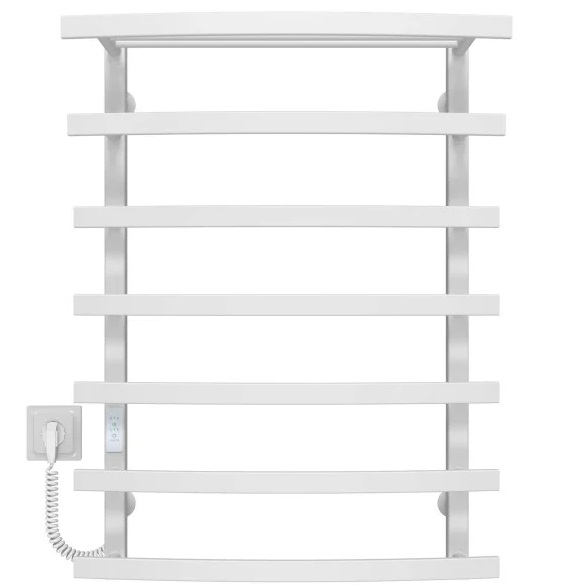 Электрический полотенцесушитель Deffi Lotos П7 400х800 левое подключение WD04 белый A.LO.80.40.7.E.W.L.4