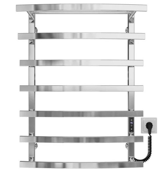 Электрический полотенцесушитель Deffi Lotos П7 400х800 правое подключение JD04 хром A.LO.80.40.7.E.C.R.2