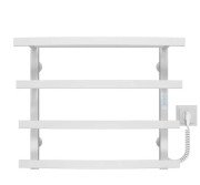 Электрический полотенцесушитель Deffi Lotos П4 400х500 правое подключение WD04 белый A.LO.50.40.4.E.W.R.4