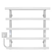 Електрична сушарка для рушників Deffi Lotos П5 400х600 ліве підключення WD04 білий A.LO.60.40.5.E.W.L.4