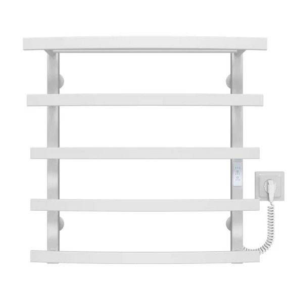 Електрична сушарка для рушників Deffi Lotos П5 400х600 праве підключення WD04 білий A.LO.60.40.5.E.W.R.4