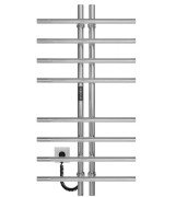 Электрический полотенцесушитель Deffi Gray П8 60х1000 левое подключение JD03 хром A.GY.100.6.8.E.C.L.1