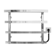 Электрический полотенцесушитель Deffi Lotos П4 500х500 правое подключение JD04 хром A.LO.50.50.4.E.C.R.2