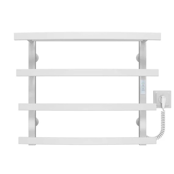 Електрична сушарка для рушників Deffi Lotos П4 500х500 праве підключення WD04 білий A.LO.50.50.4.E.W.R.4