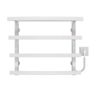 Электрический полотенцесушитель Deffi Lotos П4 500х500 правое подключение WD04 белый A.LO.50.50.4.E.W.R.4