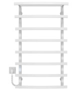 Электрический полотенцесушитель Deffi Lotos П8 400х1000 левое подключение WD04 белый A.LO.100.40.8.E.W.L.4