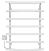 Электрический полотенцесушитель Deffi Lotos П7 500х800 левое подключение WD04 белый A.LO.80.50.7.E.W.L.4