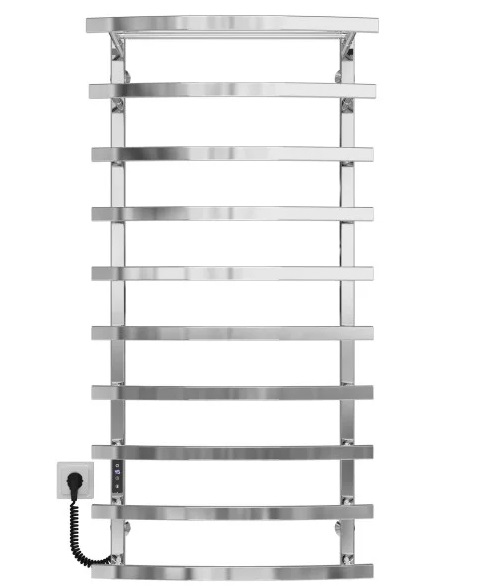 Электрический полотенцесушитель Deffi Lotos П10 400х1200 левое подключение JD04 хром A.LO.120.40.10.E.C.L.2