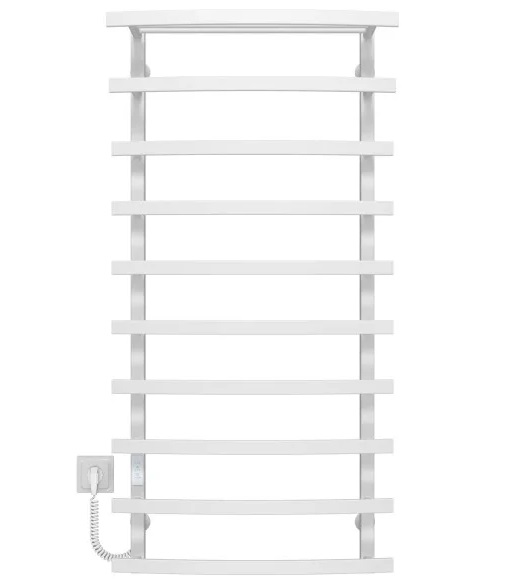 Электрический полотенцесушитель Deffi Lotos П10 500х1200 левое подключение WD04 белый A.LO.120.50.10.E.W.L.4