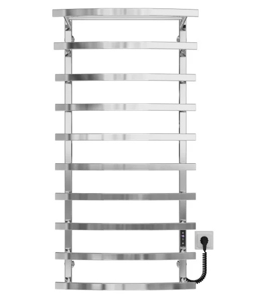 Электрический полотенцесушитель Deffi Lotos П10 400х1200 правое подключение JD04 хром A.LO.120.40.10.E.C.R.2