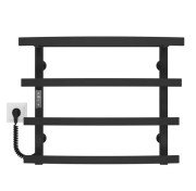 Електрична сушарка для рушників Deffi Lotos П4 500х500 ліве підключення JD04 A.LO.50.50.4.E.B.L.2