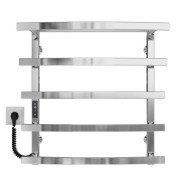 Електрична сушарка для рушників Deffi Lotos П5 500х600 ліве підключення JD04 хром A.LO.60.50.5.E.C.L.2