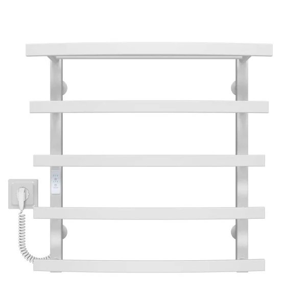 Електрична сушарка для рушників Deffi Lotos П5 500х600 ліве підключення WD04 білий A.LO.60.50.5.E.W.L.4