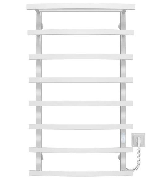 Электрический полотенцесушитель Deffi Lotos П8 400х1000 правое подключение WD04 белый A.LO.100.40.8.E.W.R.4