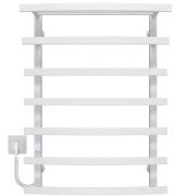 Електрична сушарка для рушників Deffi Lotos П7 500х800 ліве підключення WD04 білий A.LO.80.50.7.E.W.L.4