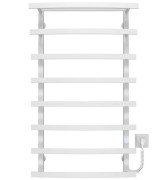 Электрический полотенцесушитель Deffi Lotos П8 500х1000 правое подключение WD04 белый A.LO.100.50.8.E.W.R.4