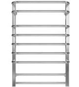 Полотенцесушитель водяной Deffi Lux П9 400х800 боковое левое подключение хром A.LU.80.40.9.C.B