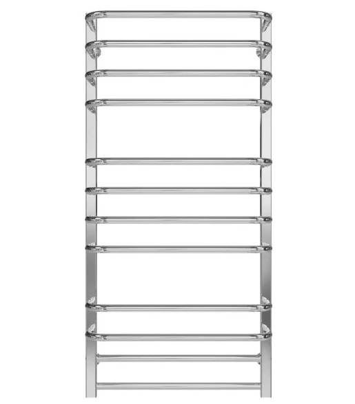 Полотенцесушитель водяной Deffi Lux П12 400х1100 боковое левое подключение хром A.LU.110.40.12.C.B