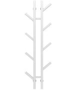 Полотенцесушитель водяной Deffi Sakura П8 100х1200 нижнее подключение белый A.SR.120.10.8.W.A