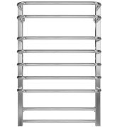 Полотенцесушитель водяной Deffi Lux П9 400х800 боковое правое подключение хром A.LU.80.40.9.C.C