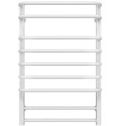 Полотенцесушитель водяной Deffi Lux П9 400х800 боковое правое подключение белый A.LU.80.40.9.W.C