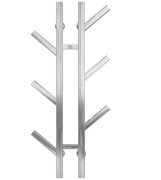 Сушка для рушників водяна Deffi Sakura П6 100х800 нижнє підключення хром A.SR.80.10.6.C.A