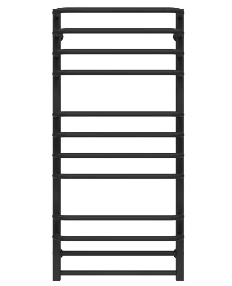 Сушка для рушників водяна Deffi Lux П12 500х1100 бічне ліве підключення чорний A.LU.110.50.12.B.B