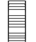Полотенцесушитель водяной Deffi Lux П13 500х1200 боковое правое подключение черный A.LU.120.50.13.B.C