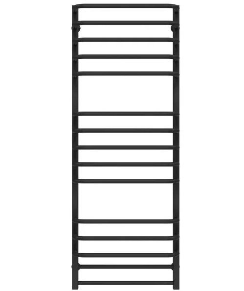 Сушка для рушників водяна Deffi Lux П15 500х1400 бічне праве підключення чорний A.LU.140.50.15.B.C