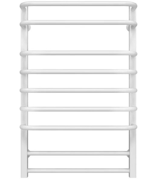 Полотенцесушитель водяной Deffi Lux П9 500х800 боковое правое подключение белый A.LU.80.50.9.W.C