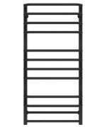 Сушка для рушників водяна Deffi Lux П12 500х1100 бічне ліве підключення чорний A.LU.110.50.12.B.B