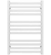 Полотенцесушитель водяной Deffi Magnus П12 500х800 боковое левое подключение белый A.MA.80.50.12.W.B