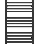 Сушка для рушників водяна Deffi Magnus П12 500х800 бічне праве підключення чорний A.MA.80.50.12.B.C