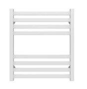 Сушка для рушників водяна Deffi Magnus П8 500х600 бічне ліве підключення білий A.MA.60.50.8.W.B