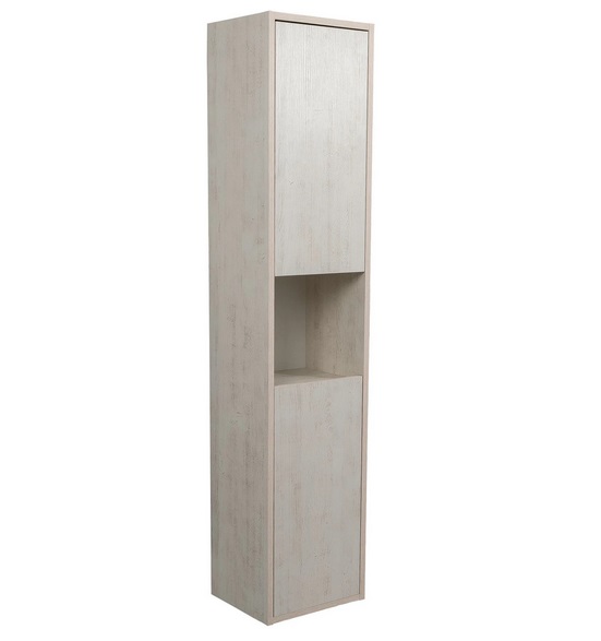 Пенал для ванной Аквародос Шельф подвесной 35х30х165 см ДСП/МДФ нордленд АР000082704