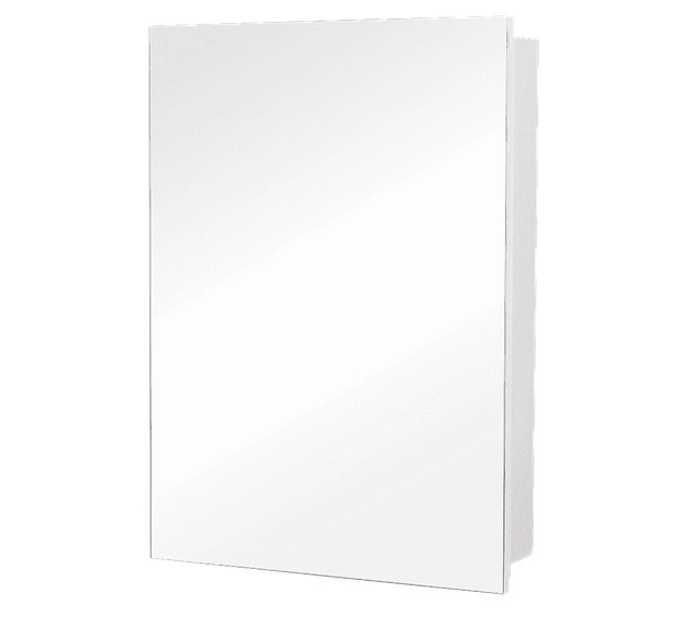 Зеркальный шкафчик Аквародос Квадро 60х75 см ДСП/стекло белый АР000015290