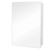 Дзеркальна шафка Аквародос Квадро 60х75 см ДСП/скло білий АР000015290