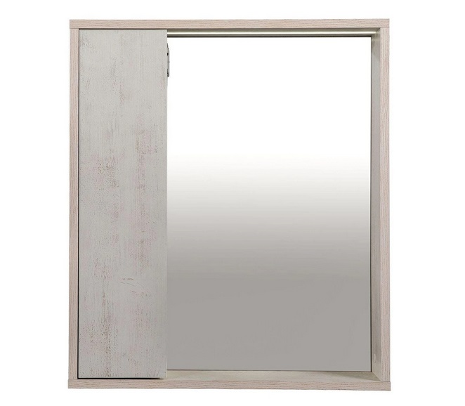 Зеркальный шкафчик Аквародос Шельф 75,1х75 см ДСП/МДФ нордленд АР000082696